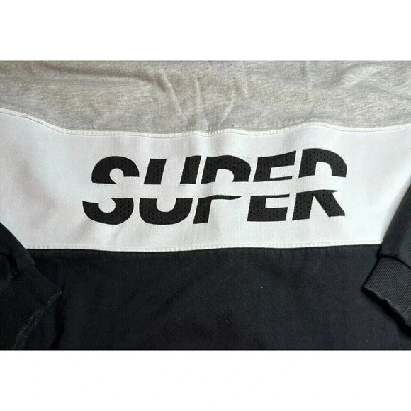 Superdry Sport Women's Pusher Crew Pullover Sweatshirt Size 10 - Picture 2 of 9